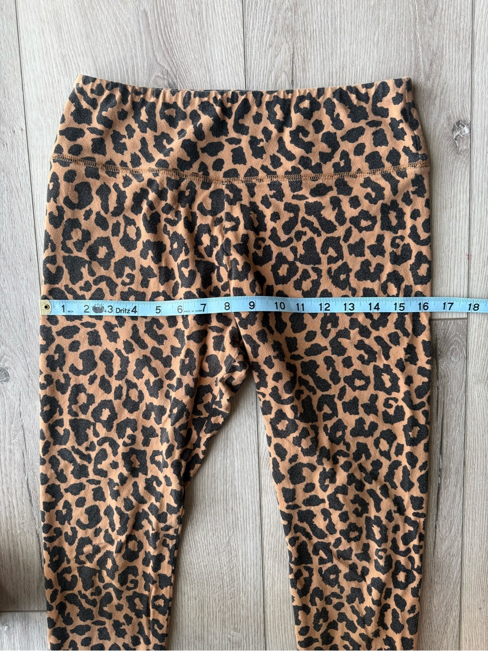 wild fable Leopard-Print Leggings in Black and Tan - Picture 5 of 7